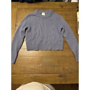 The Westside Sweater Women's Size Small Knit Blue Cashmere Wool